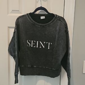 SEINT Black Sweatshirt